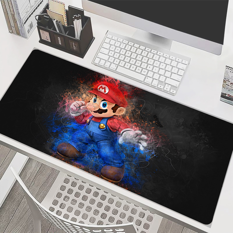 Gaming Accessories Kawaii - 90x40cm Mouse Pad M-Mario Anime Gamer