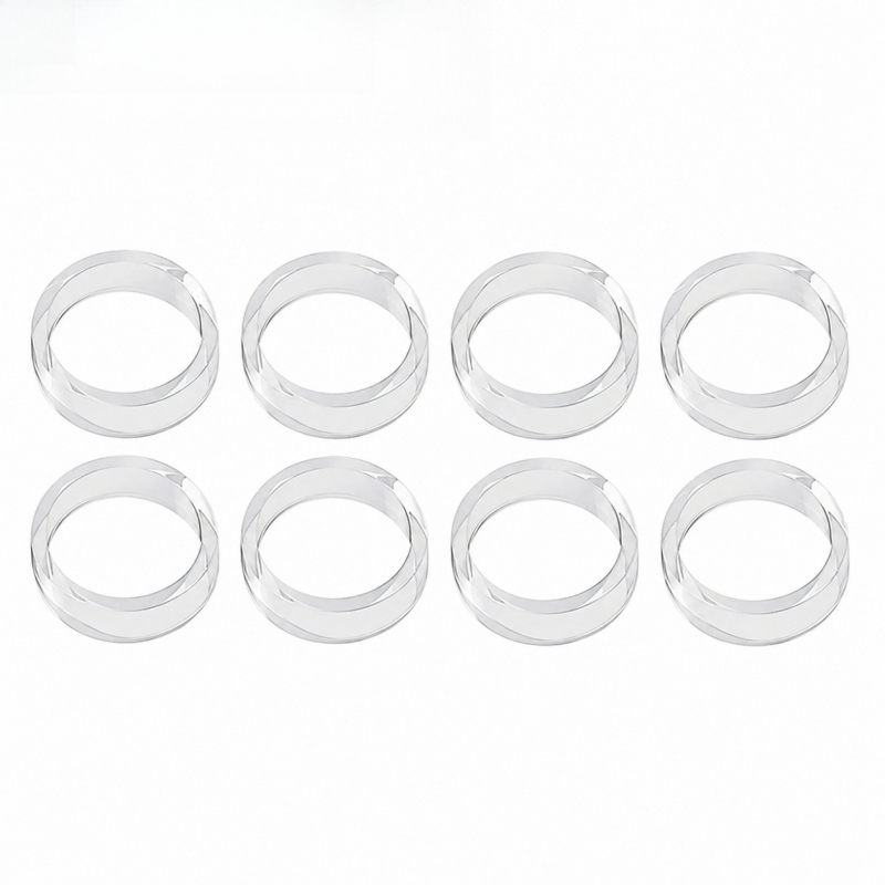 Gaming Handheld Accessories - 8Pcs elastic silicone joystick rings fit