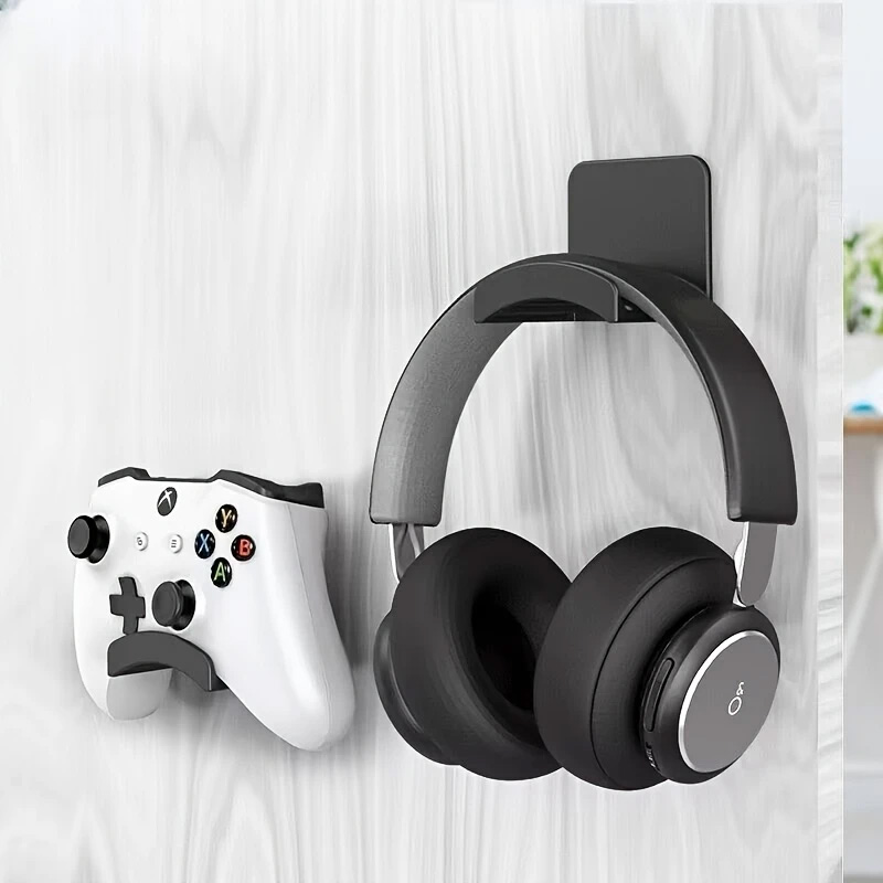 4Pcs Black Adhesive Headphone  - Gaming Office Accessories reseña y precio