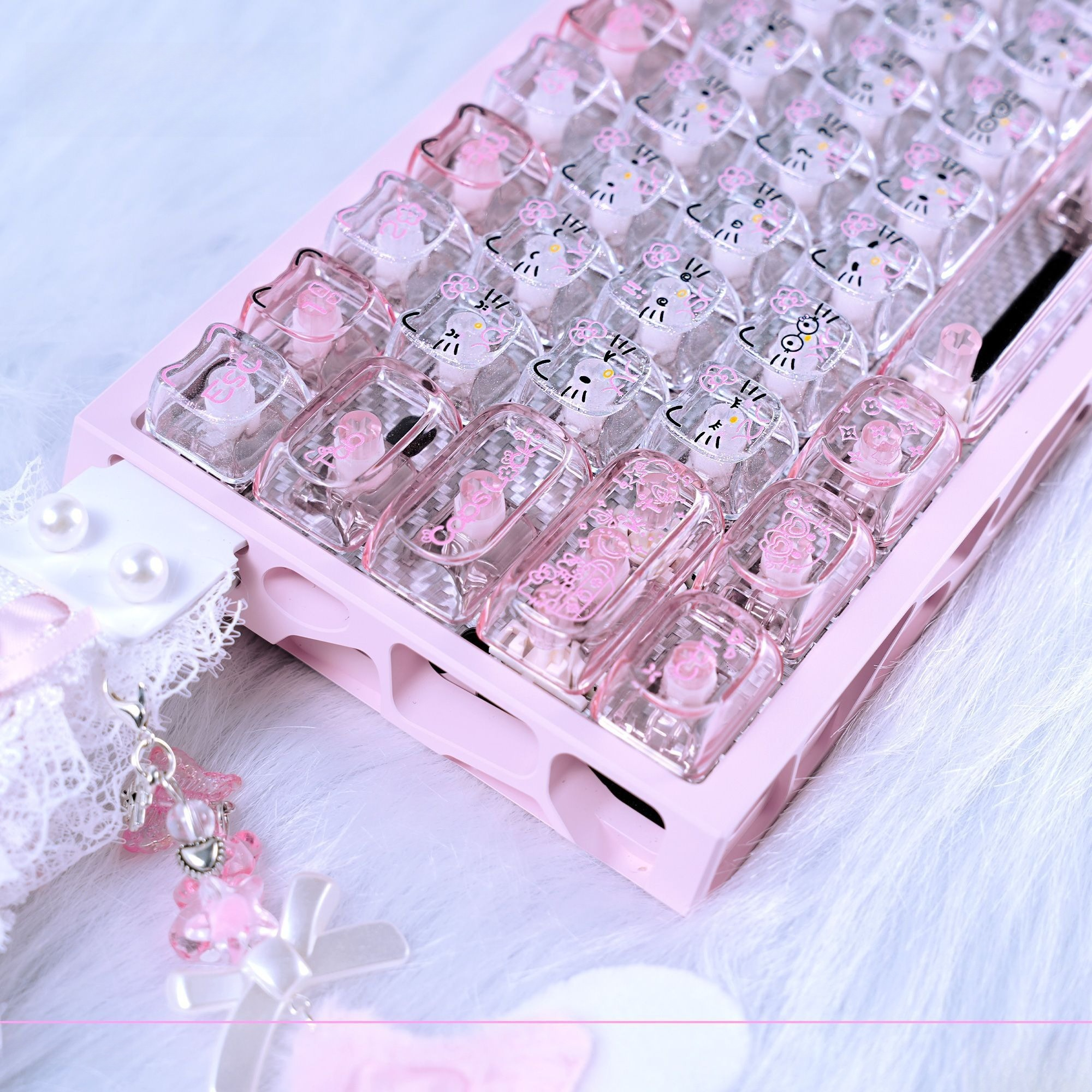 Anime Sanrio Hello Kitty Trans - Gaming Accessories Kawaii reseña y precio