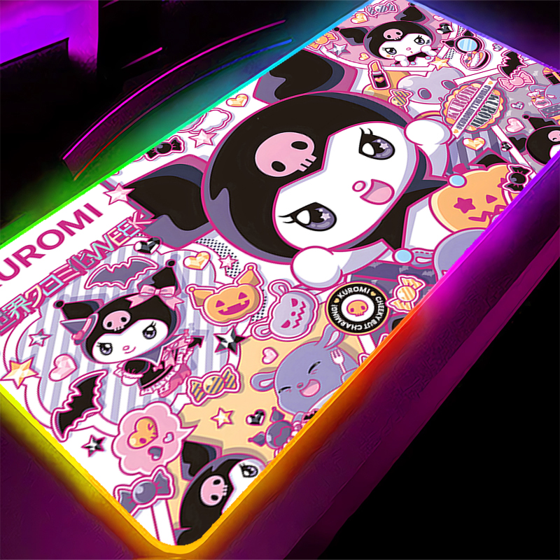 RGB Mouse Pad Large Lock Edge  - Gaming Accessories Kawaii reseña y precio