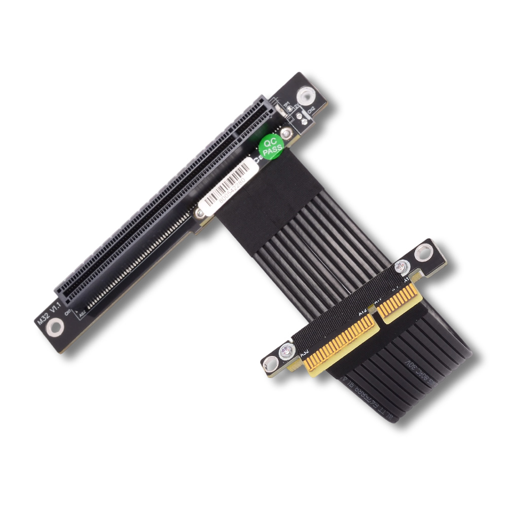 PCI-E 4.0 x4 to x16 Riser Jump - Vertical Gpu Bracket reseña y precio