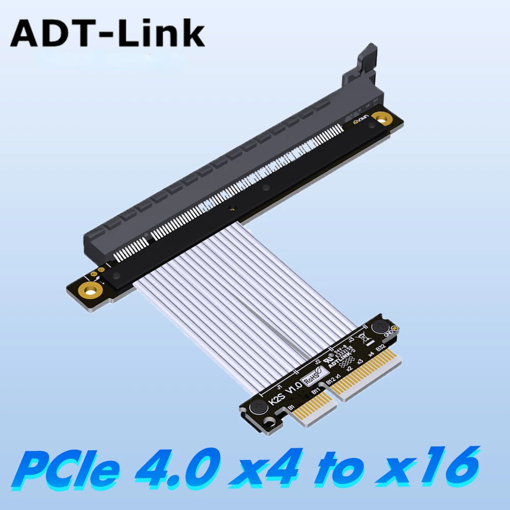 PCI-E 4.0 x4 to x16 Riser Jump - Vertical Gpu Bracket reseña y precio