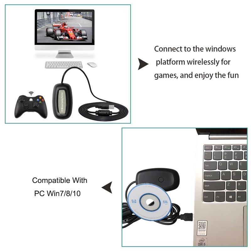 USB Receiver Adapter For Xbox  - Gaming Setup Accessories Xbox reseña y precio