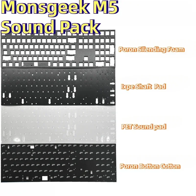 Monsgeek M5 Sound Pack/ Plate  - Gaming Accessories Pack reseña y precio