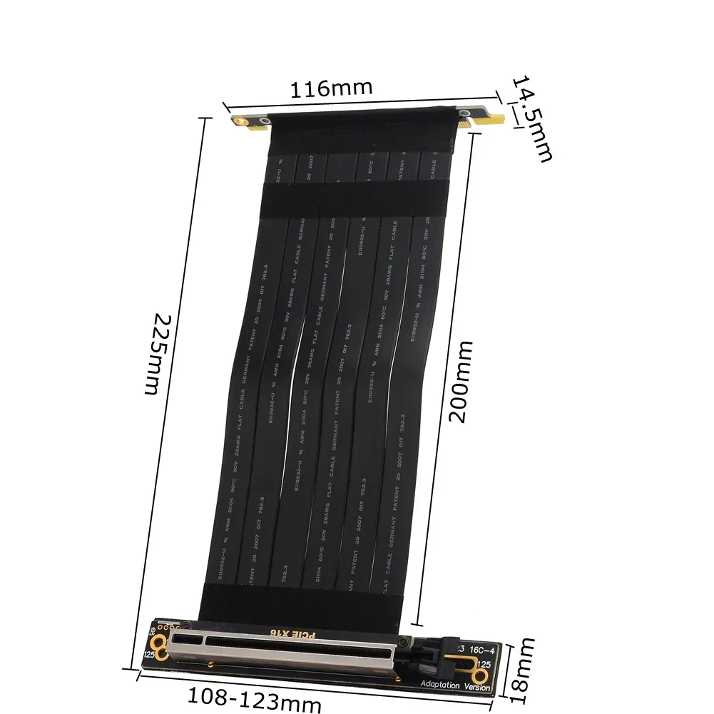 PCI Express x4 x8 x16 to x16 R - Vertical Gpu Bracket reseña y precio