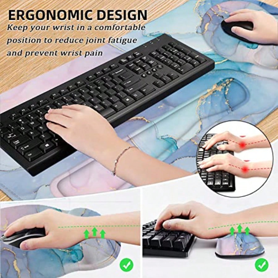 Mouse Pad with Wrist Rest Larg - Wrist Rest Ergonomic reseña y precio