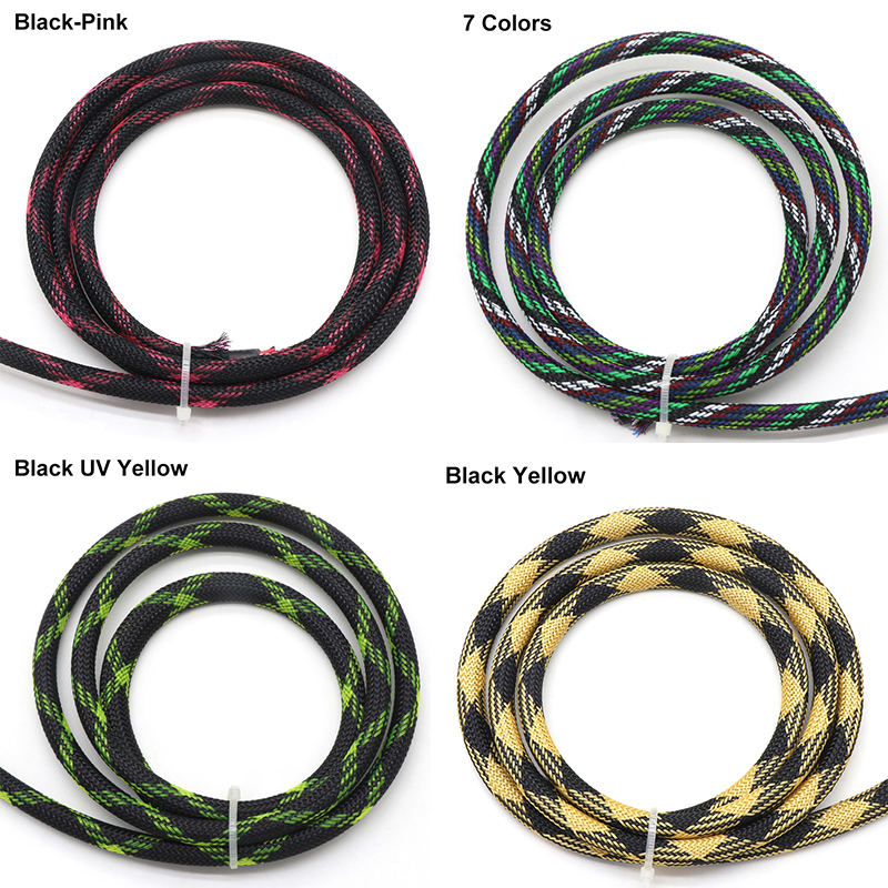 1~50M PET Expandable Cable Sle - Cable Sleeve Braided reseña y precio
