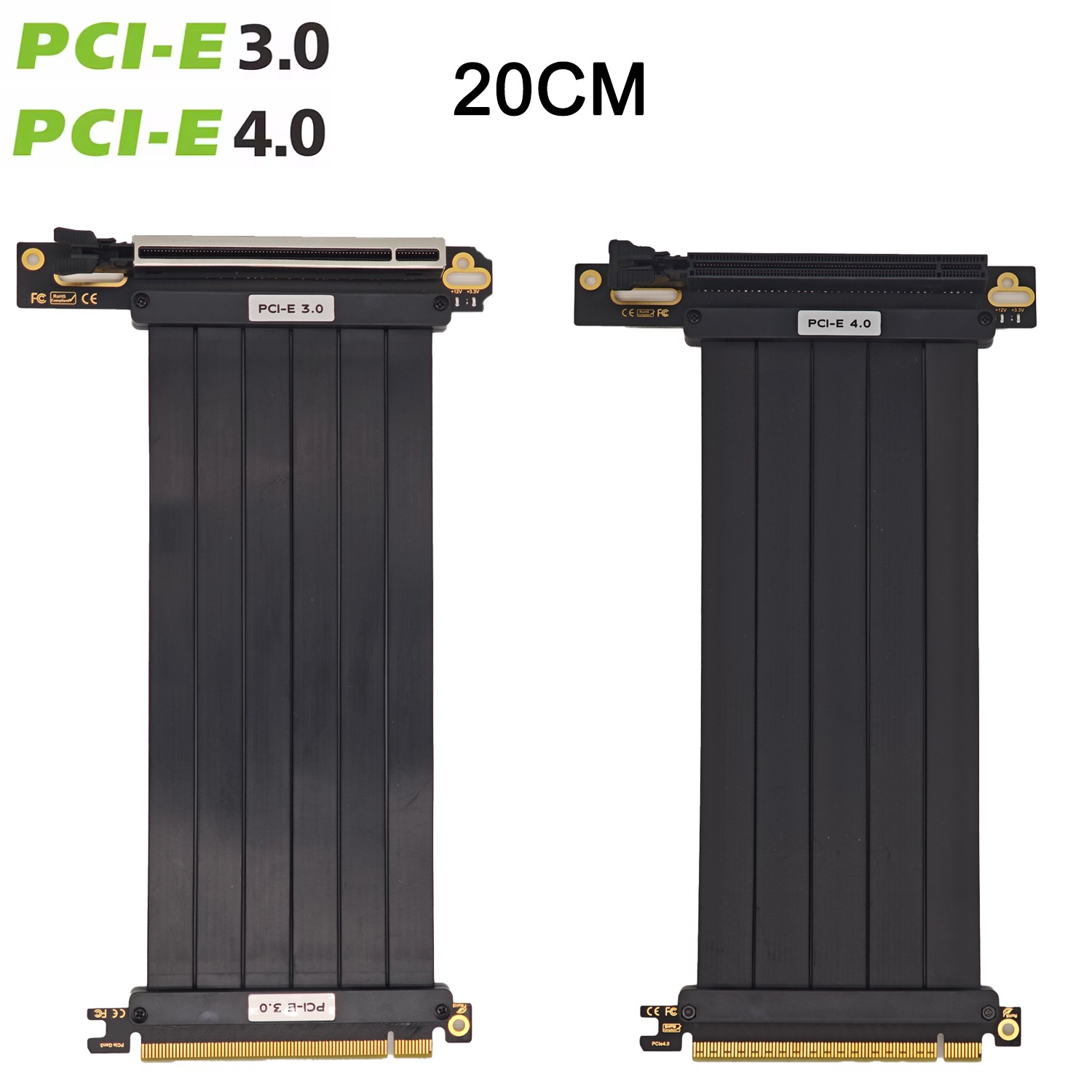 PCIe 4.0 x16 Riser Cable Doubl - Vertical Gpu Bracket reseña y precio