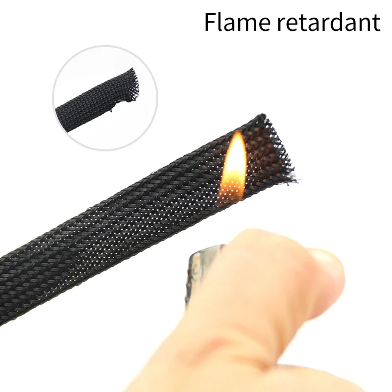 5M New Tight High Density PET  - Cable Sleeve Braided reseña y precio