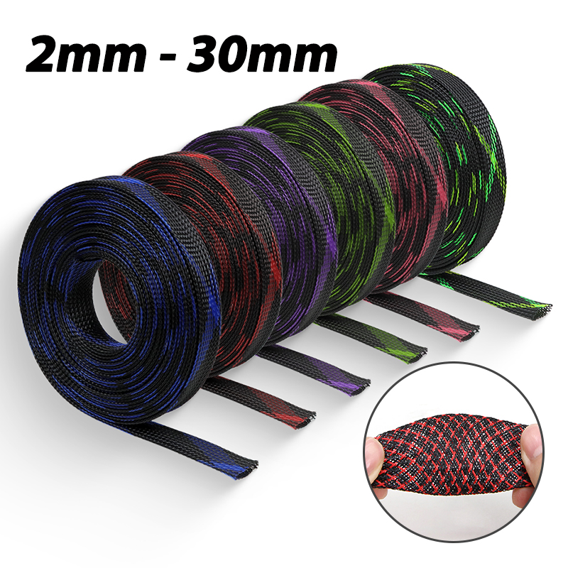 5M PET Insulated Cable Sleeve  - Cable Sleeve Braided reseña y precio