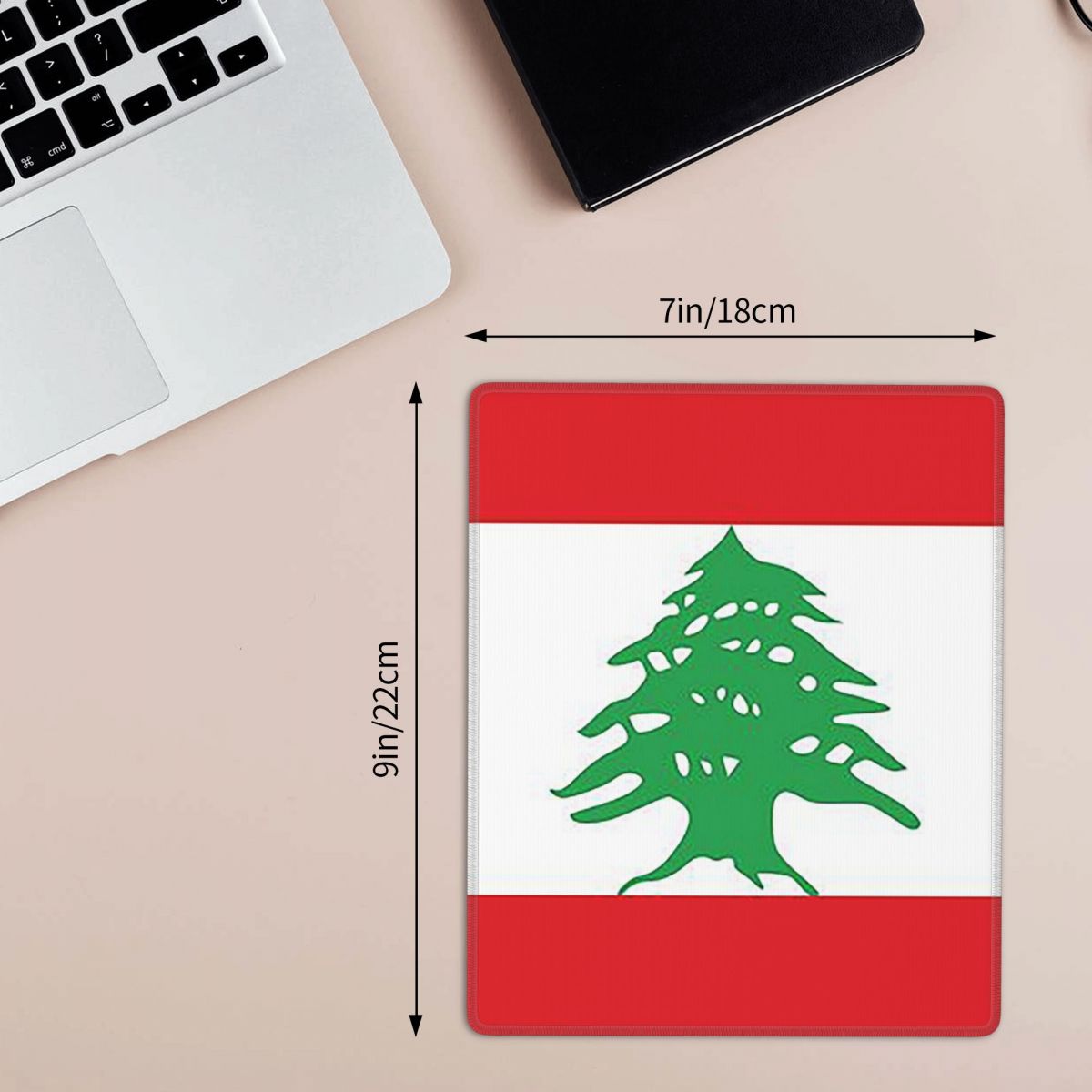 Flag Of Lebanon Mouse Pad Game - Gaming Accessories Lebanon reseña y precio