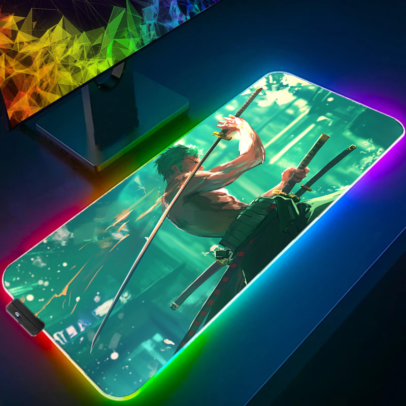 ONE PIECE Zoro Mouse Pad RGB G - Gaming Accessories Gamer reseña y precio