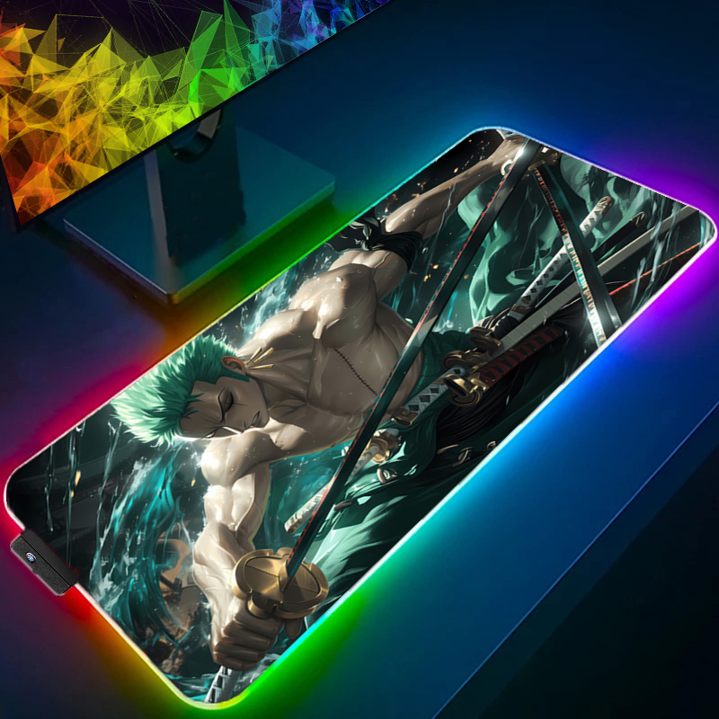 ONE PIECE Zoro Mouse Pad RGB G - Gaming Accessories Gamer reseña y precio