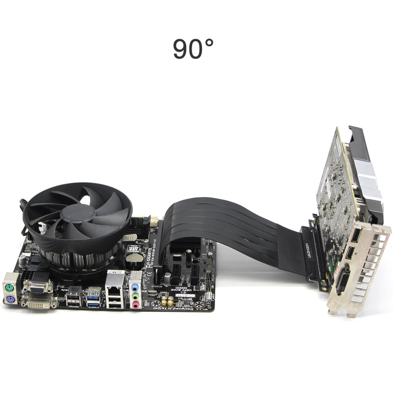 PCIE  Riser Cable Graphics Car - Vertical Gpu Bracket reseña y precio