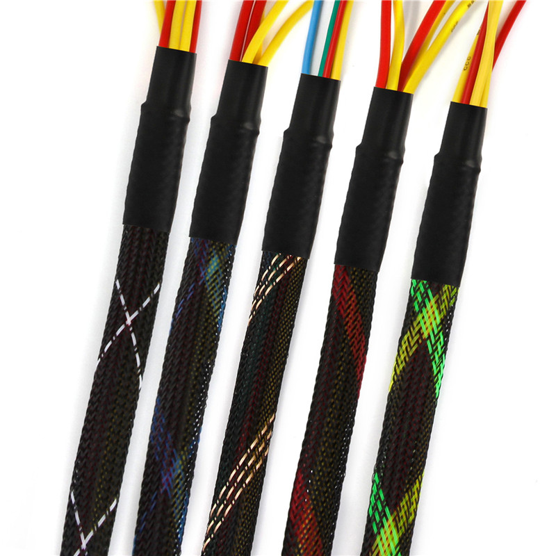 20/50/100M PET Expandable Brai - Cable Sleeve Braided reseña y precio