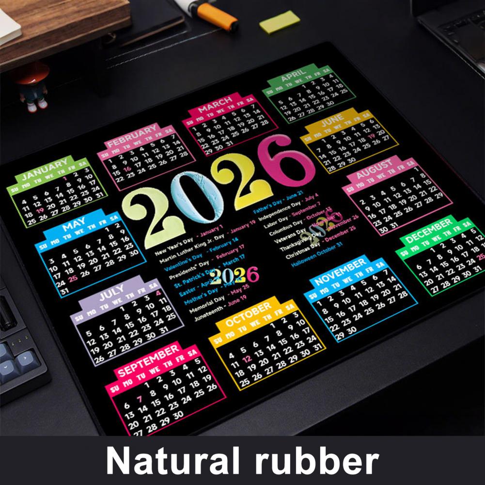 2026 Calendar Mouse Pad Waterp - Gaming Office Accessories reseña y precio