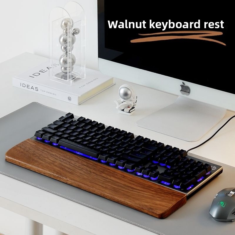 Solid Wood Keyboard Palm Rest  - Wrist Rest Ergonomic reseña y precio