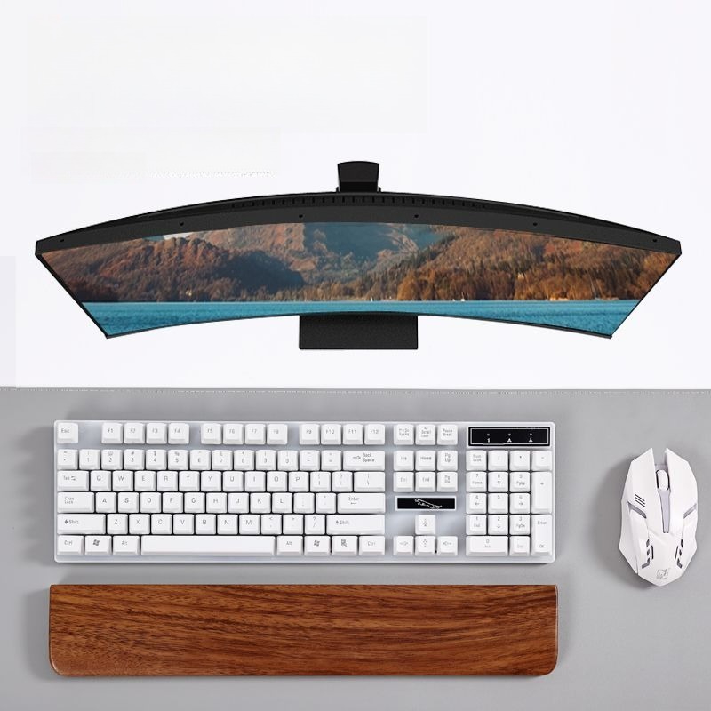 Solid Wood Keyboard Palm Rest  - Wrist Rest Ergonomic reseña y precio