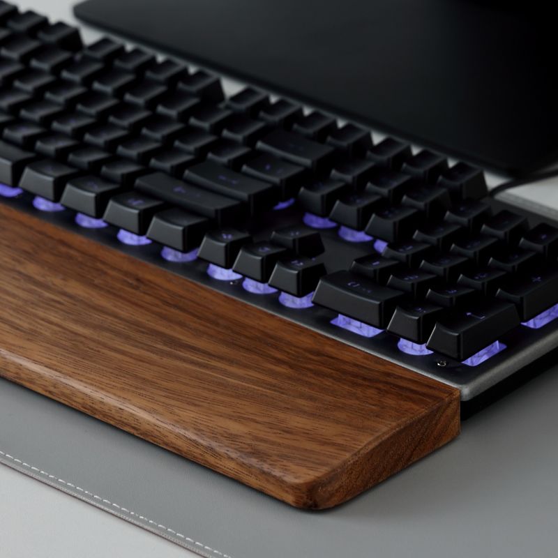 Solid Wood Keyboard Palm Rest  - Wrist Rest Ergonomic reseña y precio