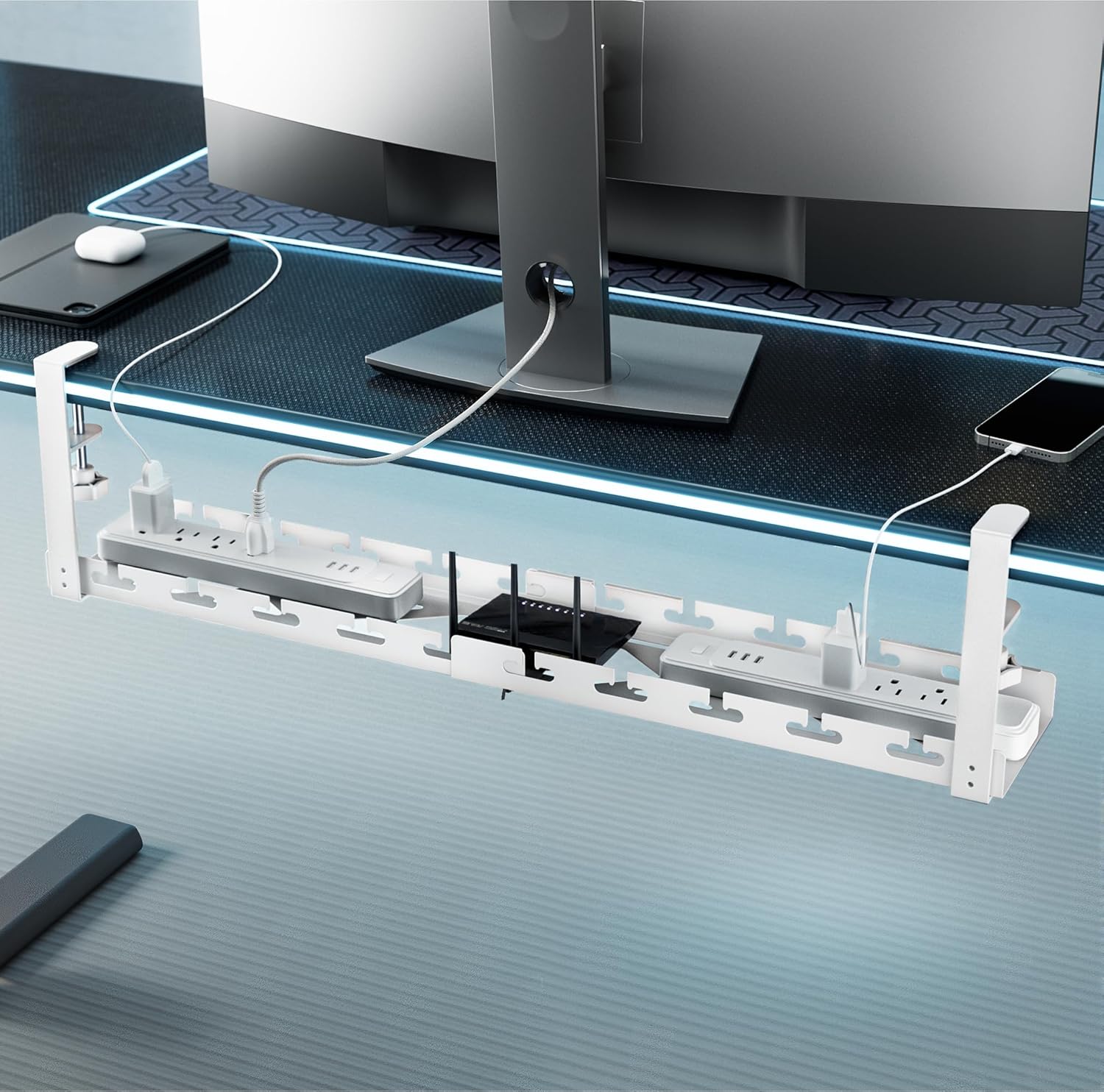 Extendable Under Desk Cable Ma - Gaming Office Accessories reseña y precio