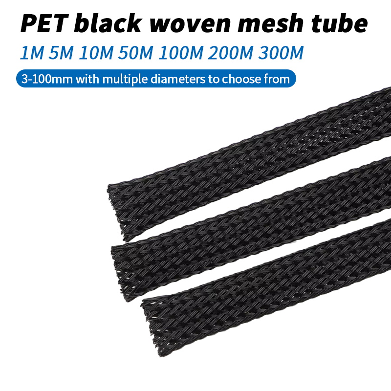 Black Nylon Braided Cable Slee - Cable Sleeve Braided reseña y precio
