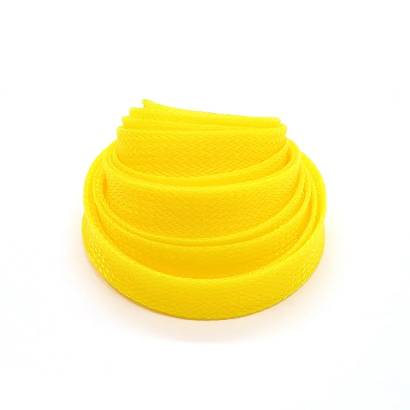 1~50m Yellow PET Braid Sleeve  - Cable Sleeve Braided reseña y precio