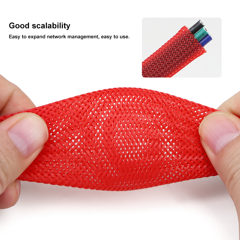 Red Black 2/4/6/8/10/12/14/16/ - Cable Sleeve Braided reseña y precio