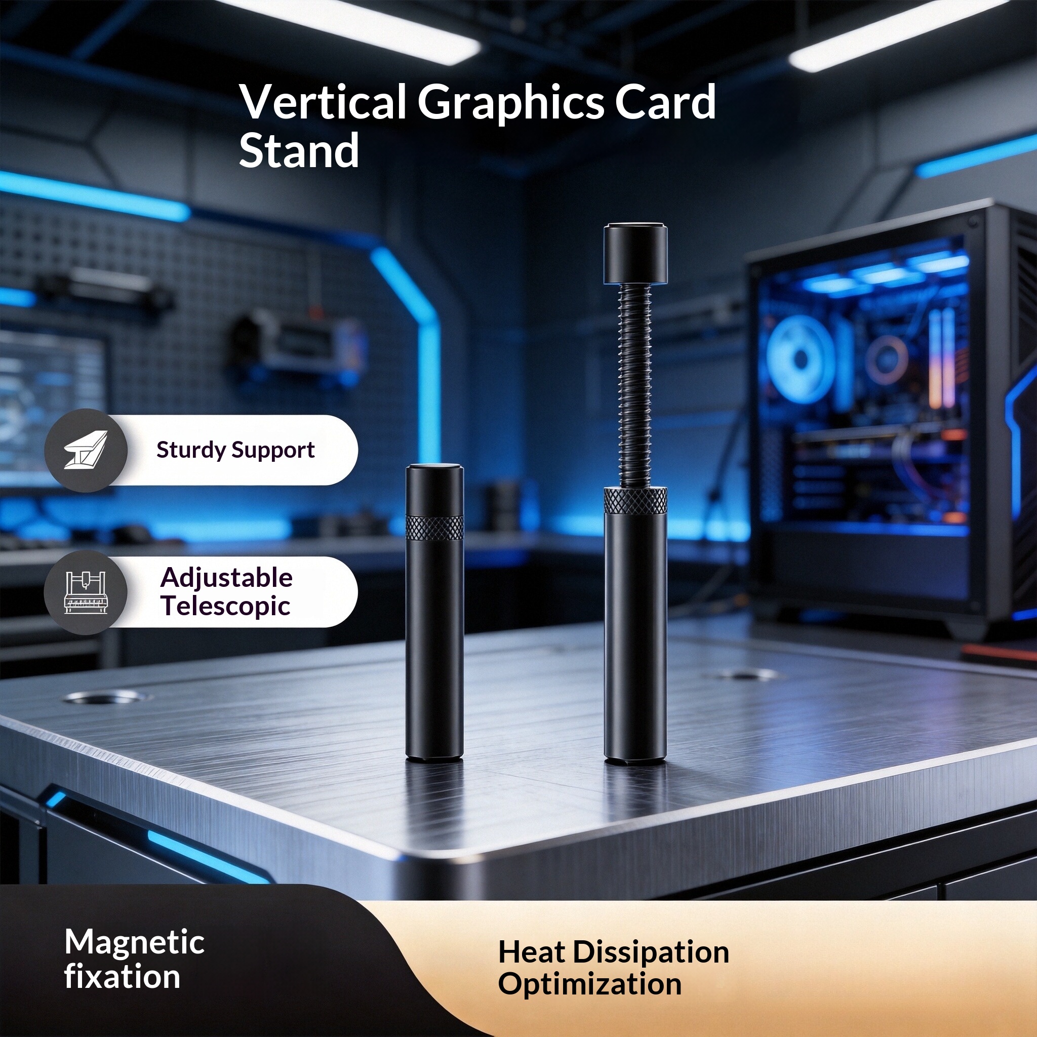 video GPU Holder Vertical Tele - Vertical Gpu Bracket reseña y precio