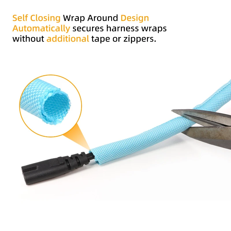1/3/5m Self Closing PET Expand - Cable Sleeve Braided reseña y precio