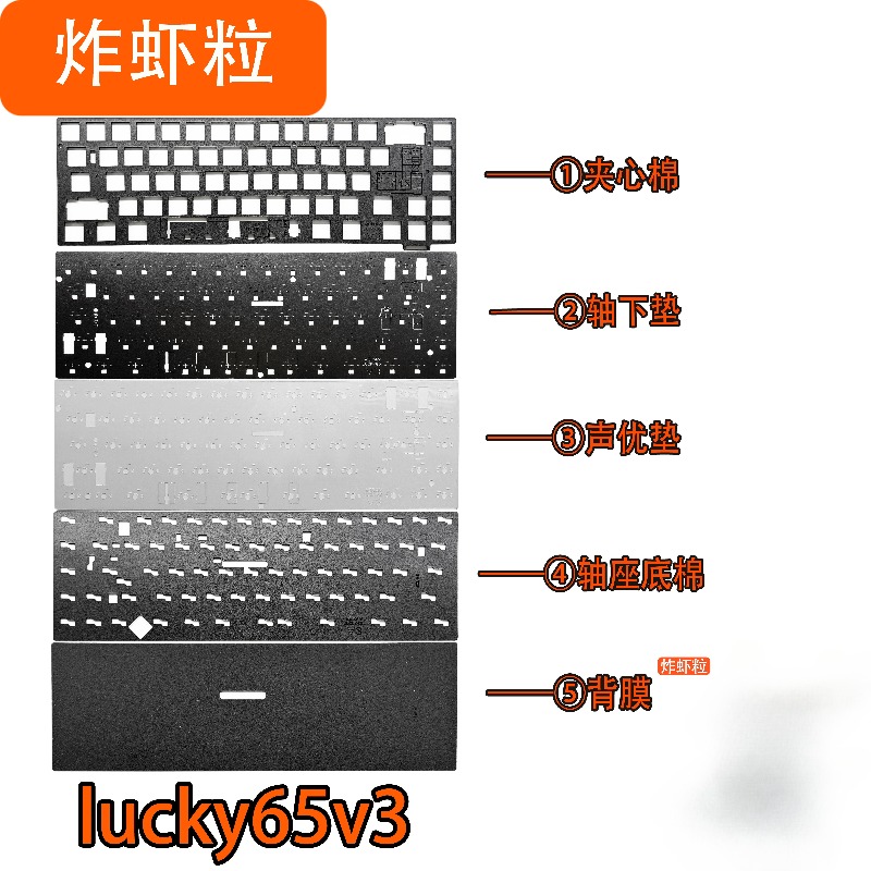 WEIKAV Lucky65v3 Sound Package - Wrist Rest Ergonomic reseña y precio