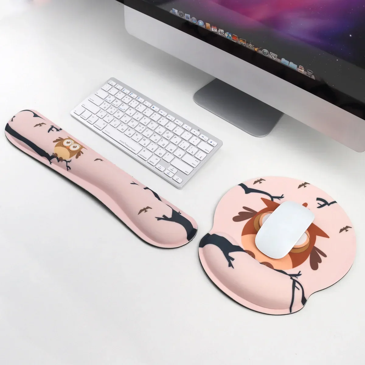 Non-Slip Mouse Pad Portable Si - Wrist Rest Ergonomic reseña y precio