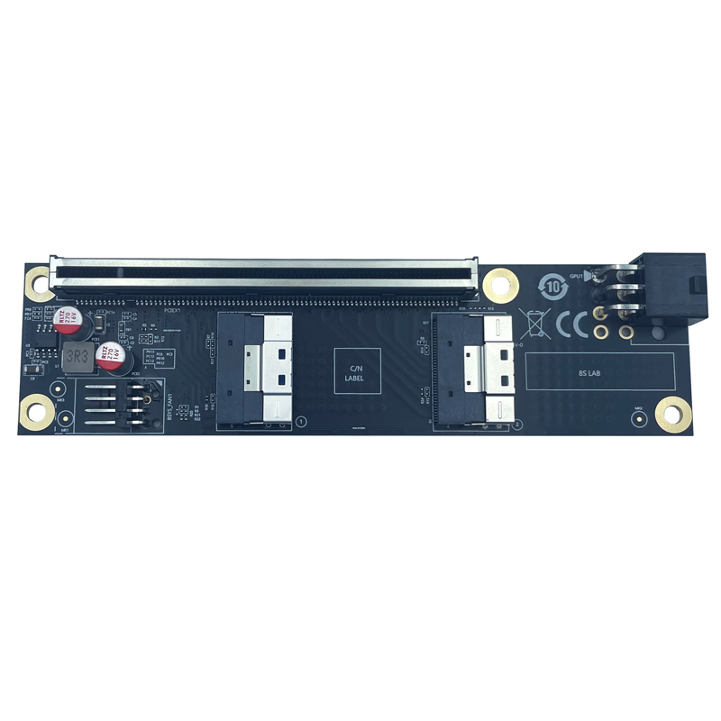 NEW 2 Port SlimSAS 8i x2 to PC - Vertical Gpu Bracket reseña y precio