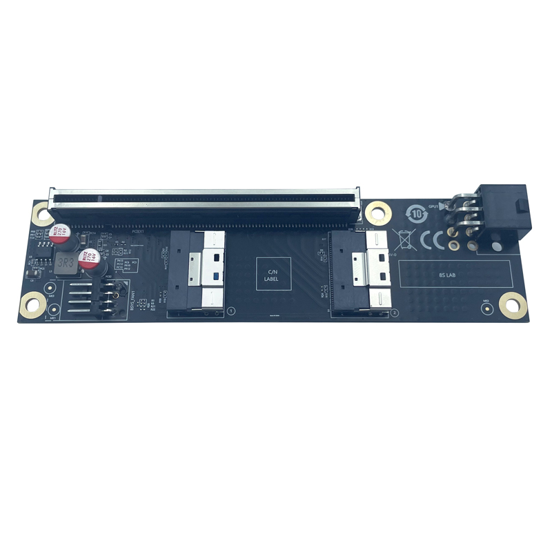 NEW 2 Port SlimSAS 8i x2 to PC - Vertical Gpu Bracket reseña y precio