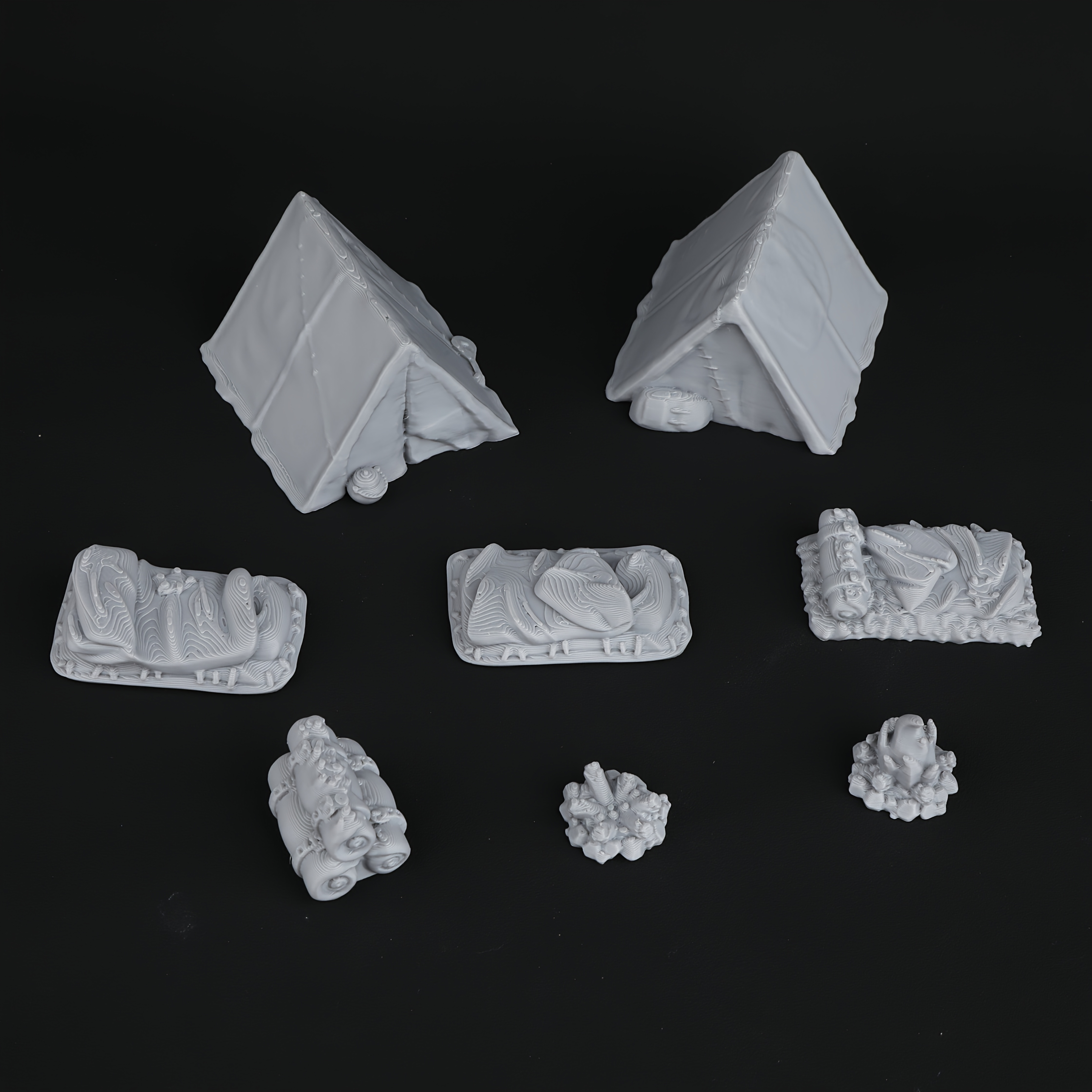 8pcs RPG Adventurer's Camp Min - Gaming Handheld Accessories reseña y precio