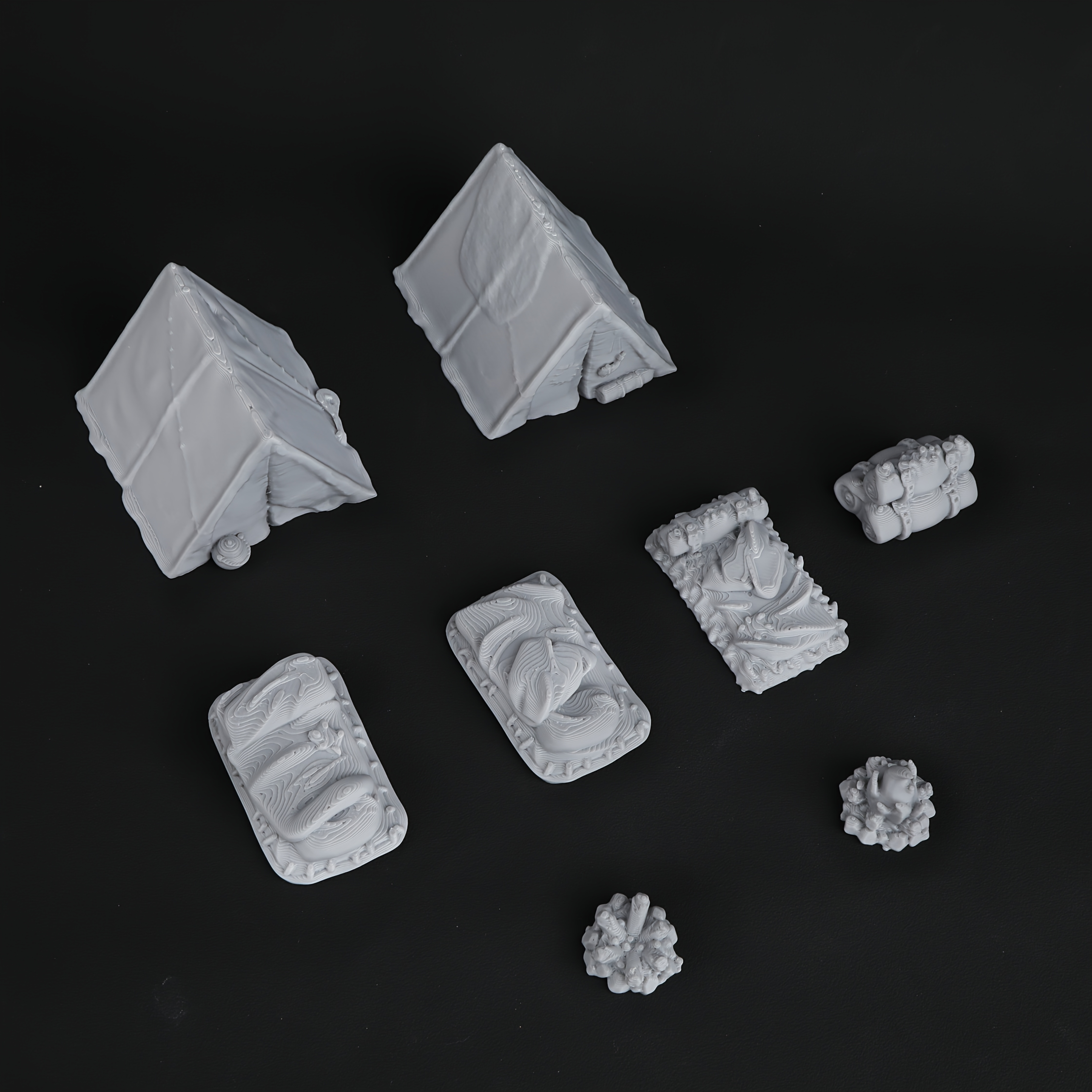 8pcs RPG Adventurer's Camp Min - Gaming Handheld Accessories reseña y precio