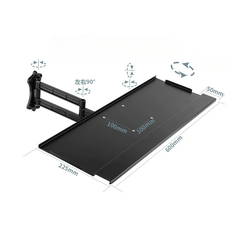 Wall Mount Telescopic Keyboard - Wrist Rest Ergonomic reseña y precio