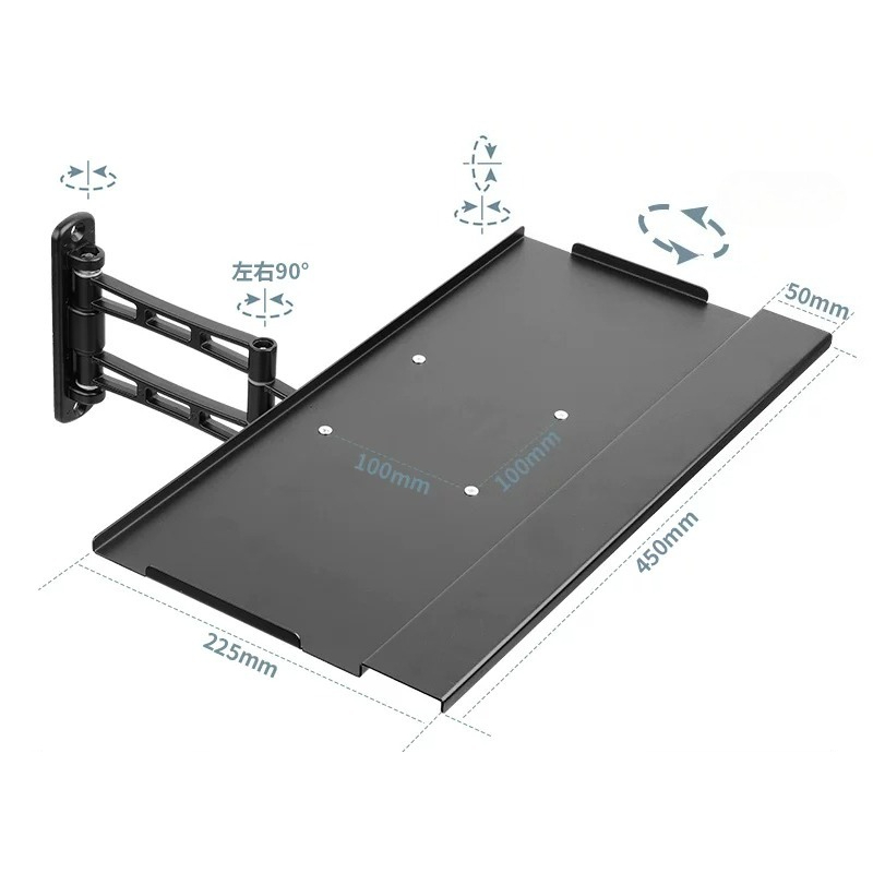 Wall Mount Telescopic Keyboard - Wrist Rest Ergonomic reseña y precio