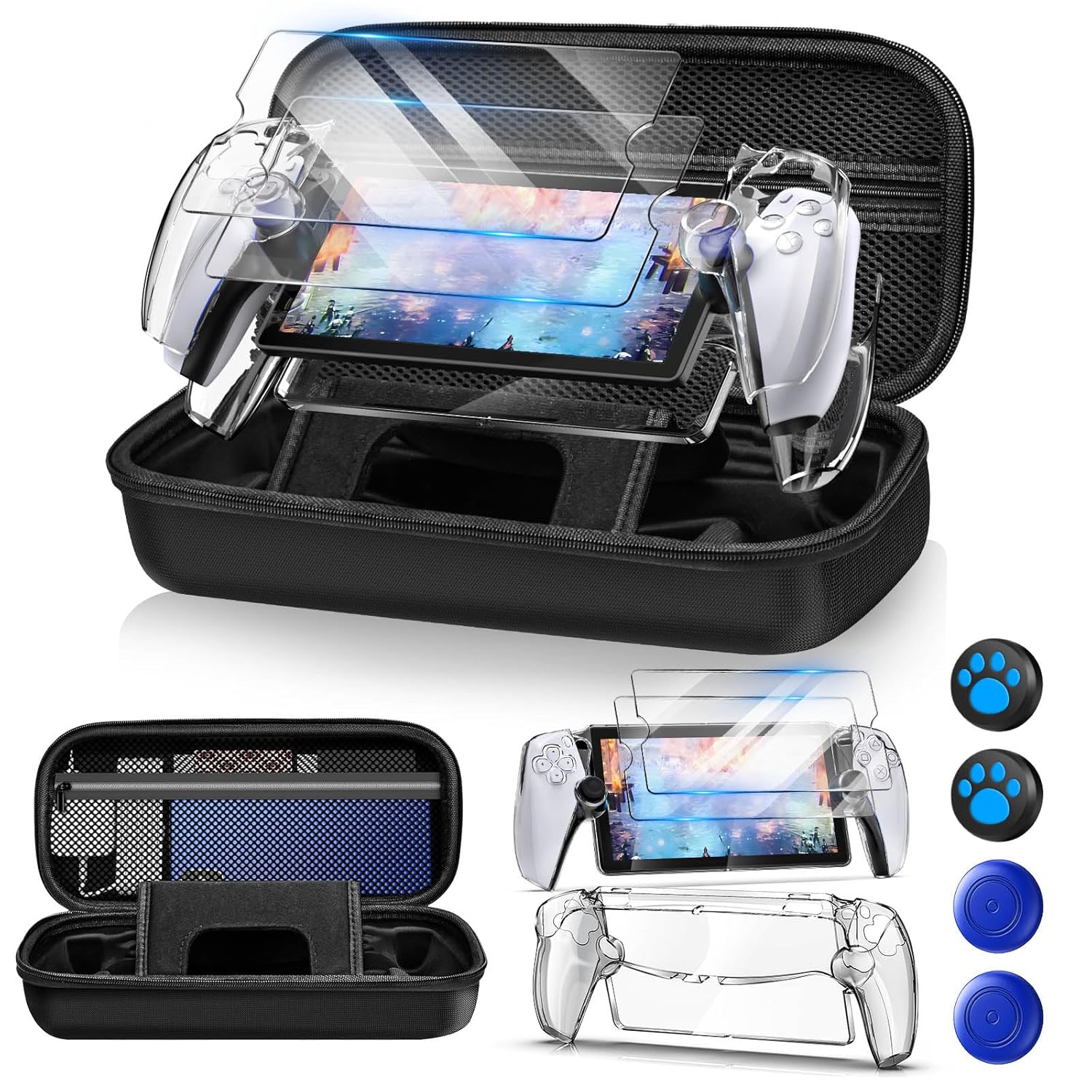 Hard Carrying Case for PS Port - Gaming Accessories Pack reseña y precio