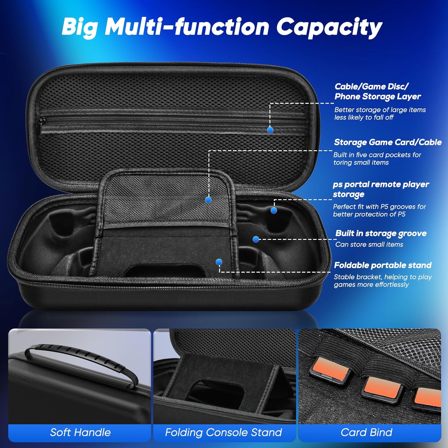 Hard Carrying Case for PS Port - Gaming Accessories Pack reseña y precio